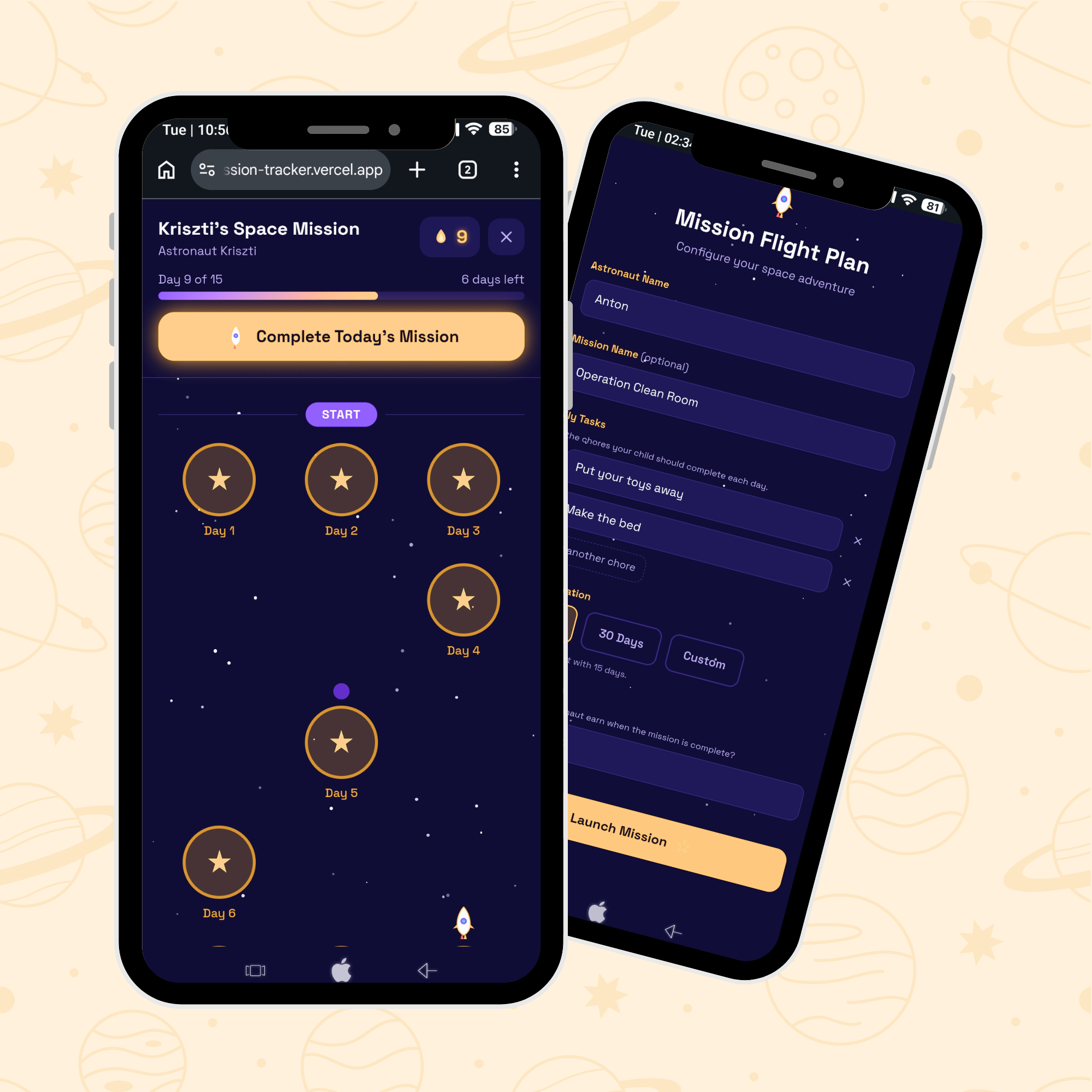 Preview of Kids Habit Challenge Tracker